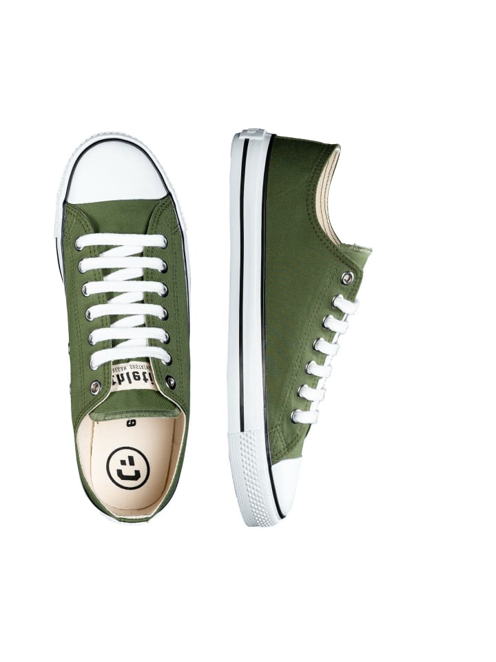 ethletic Sneaker Fair Trainer White Cap Lo Cut in camping green just white günstig kaufen