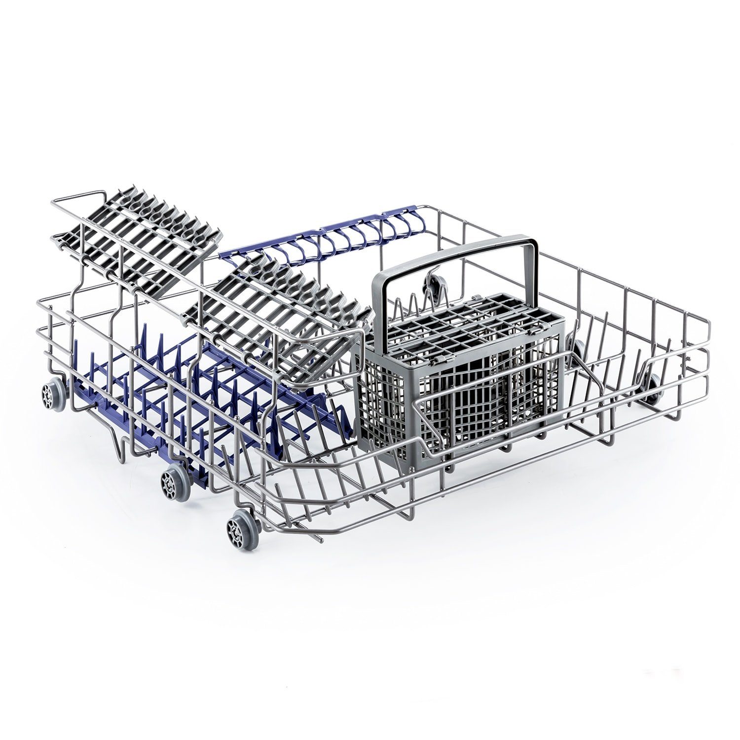 Klarstein Standgeschirrspüler Amazonia 6 Geschirrspüler 1380W 6 Maßgedecke Tasten-Armatur, 10028326A, 6 l, Einbau Geschirrspülmaschine Spülmaschine Einbaugeschirrspüler