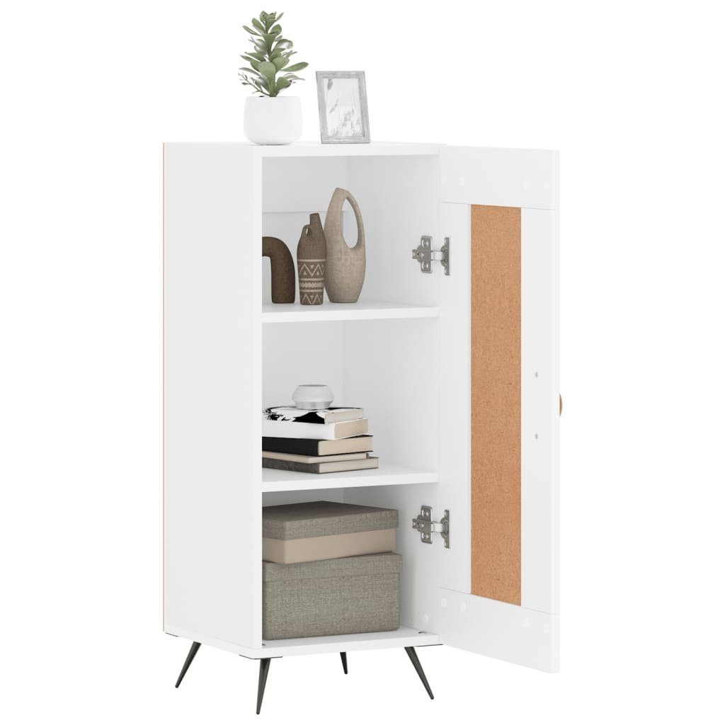 vidaXL Sideboard Sideboard Weiß 34,5x34x90 cm Holzwerkstoff (1 St)