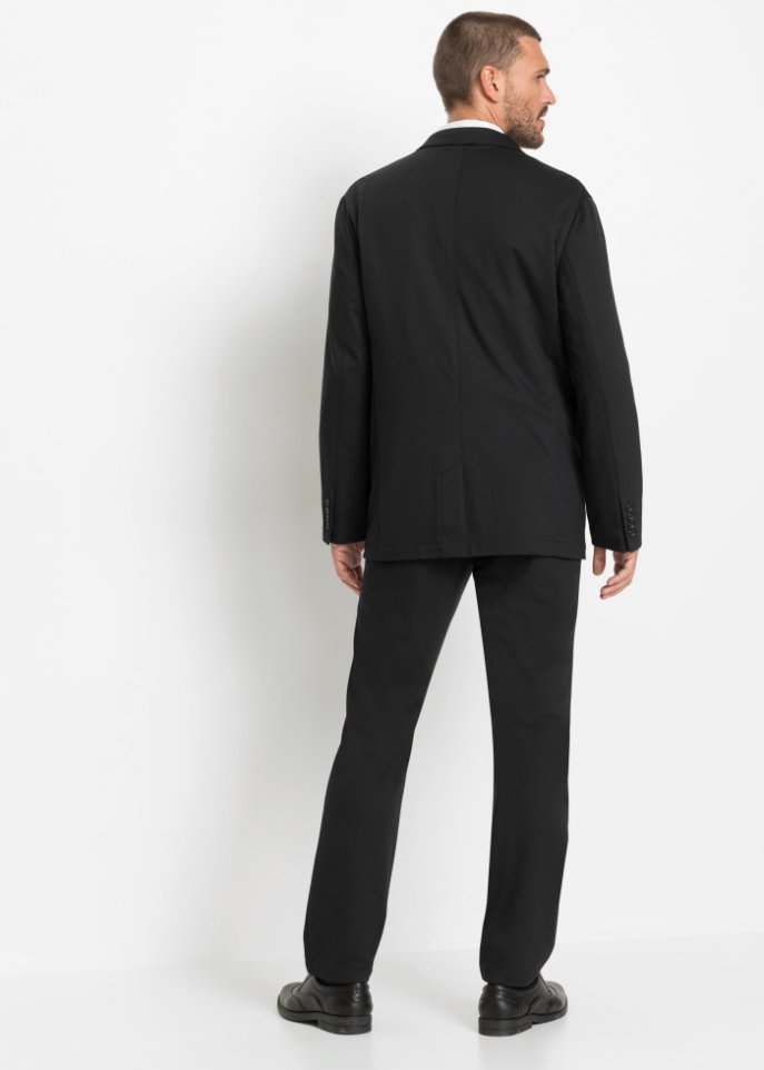 Jersey-Anzug (2-tlg.Set): Sakko und Hose