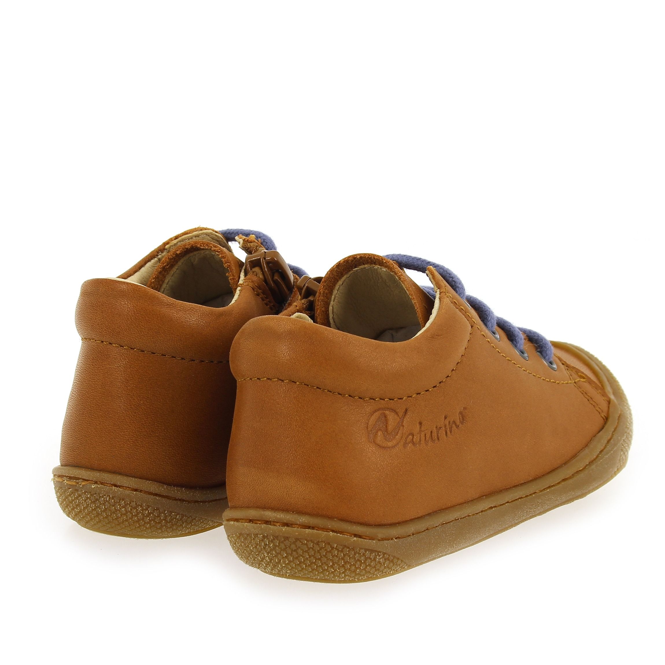 Naturino  COCOON ZIP NAPPA BOY - Cognac