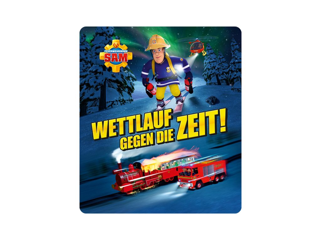 tonies Hörspielfigur Tonies -Feuerwehrmann Sam -Wettlauf gegen die Zeit, (1-St), Magnethaftend, handbemalt, integrierter NFC-Chip
