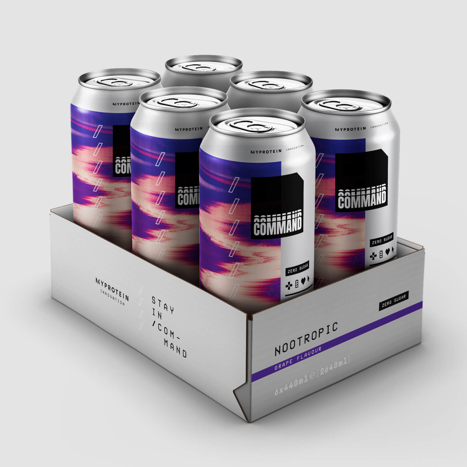 Boisson énergisante Command – Raisin