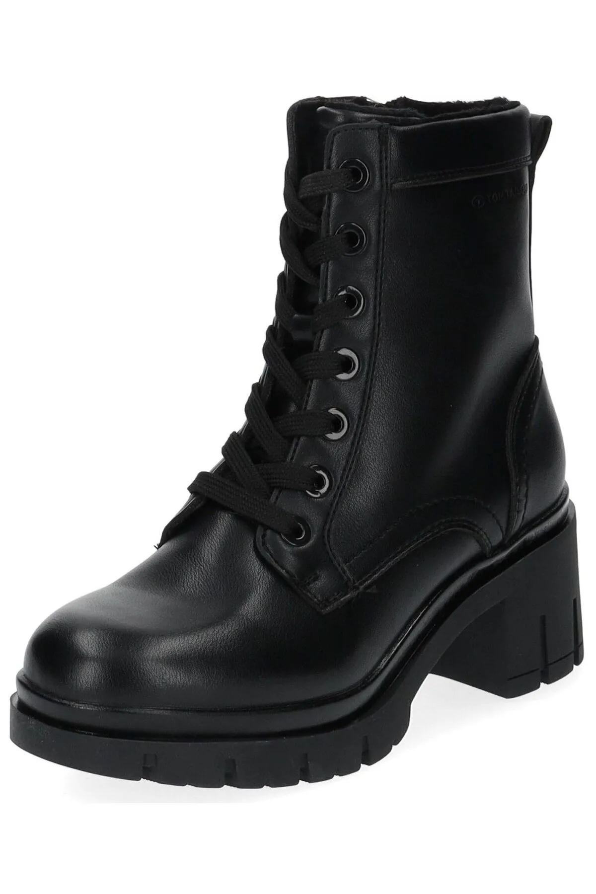 Tom Tailor  Stiefelette - Schwarz - Blockabsatz