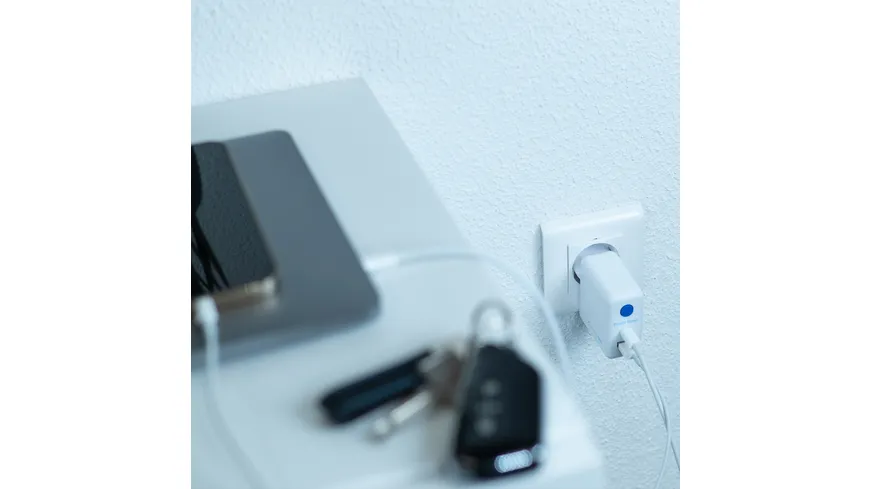 XLayer 65W Power Saver duales Ladegerät mit Strom-Stopp-Funktion White