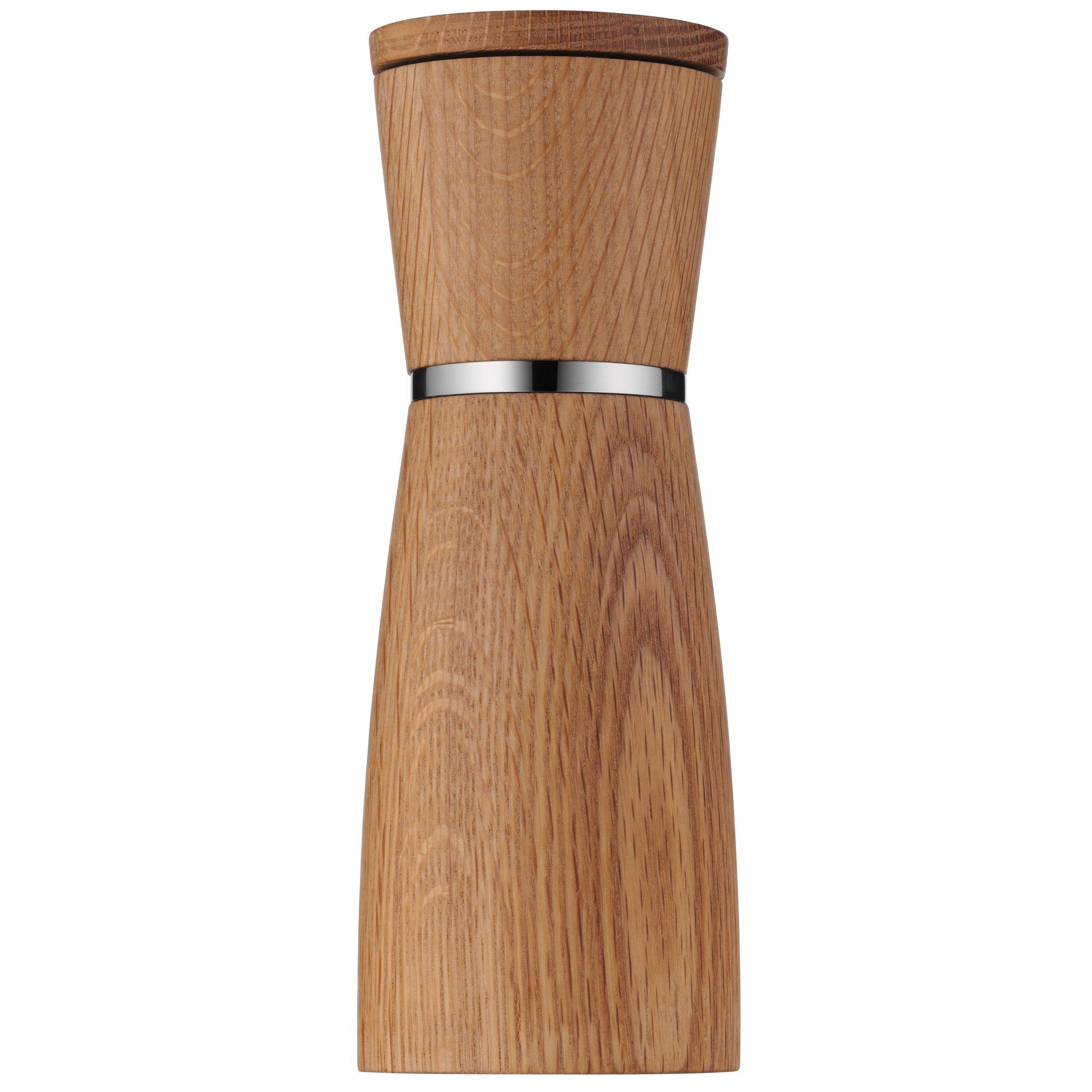 WMF Gewürzmühle Ceramill Nature, (2 Stück), Holz Keramikmahlwerk, Mühle für Salz, Pfeffer