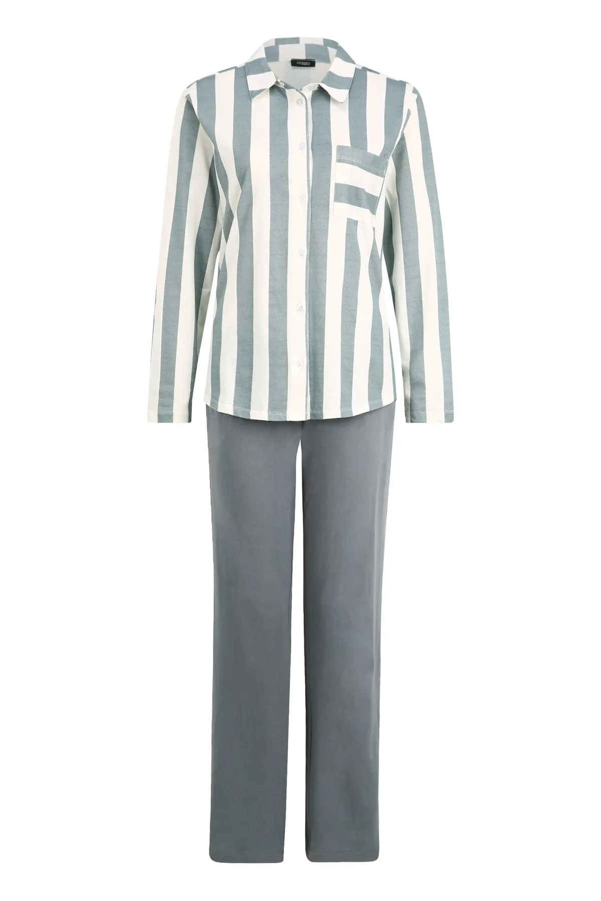 Vivance  Pyjama set - Grau - Unifarben