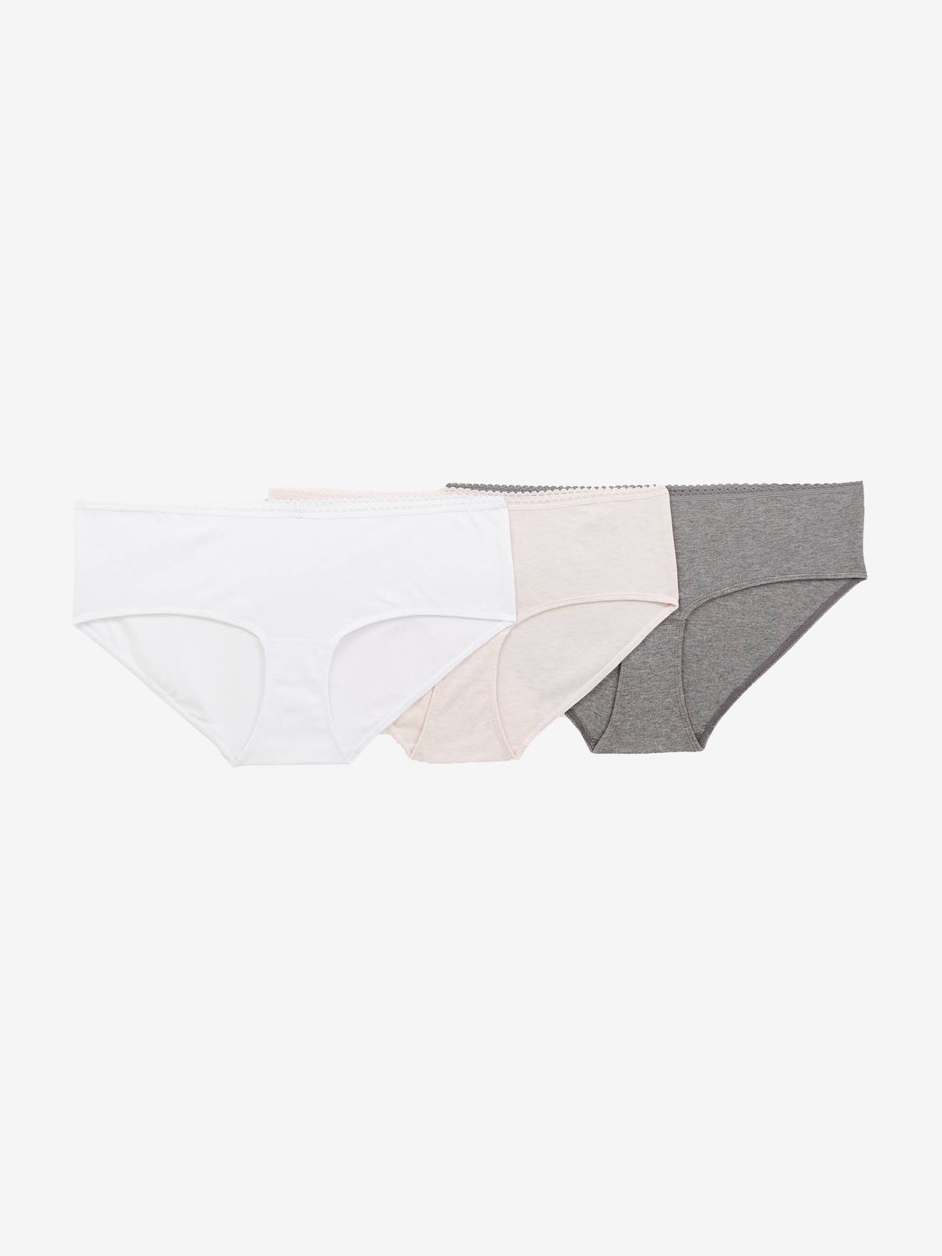 Lot de 3 shorties de grossesse en coton bio noir