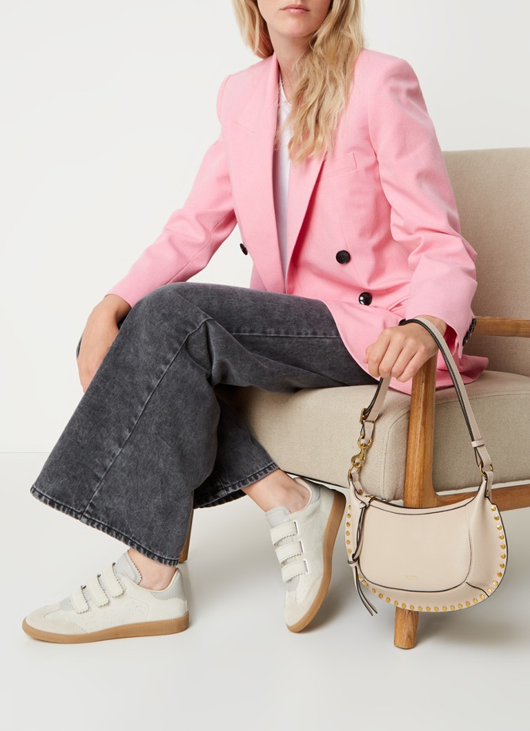 Borsa a tracolla Isabel Marant Oskan Moon in pelle borchiata