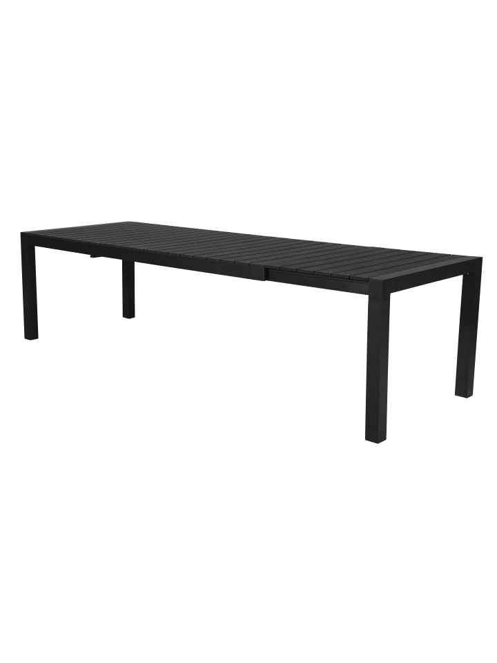 ebuy24 Gartentisch Efour Schwarz 275 x 100 cm günstig kaufen onesize