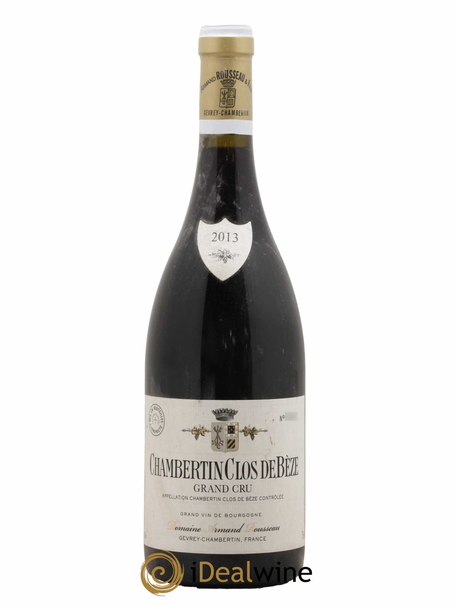 Chambertin Clos de Bèze Grand Cru Armand Rousseau (Domaine)  2013 - Lot de 1 Bouteille