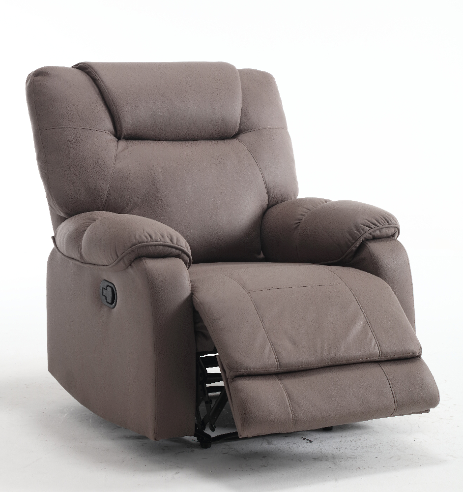Happy Home Relaxsessel mit verstellbare Rückenlehnen & Liegefunktion, braun