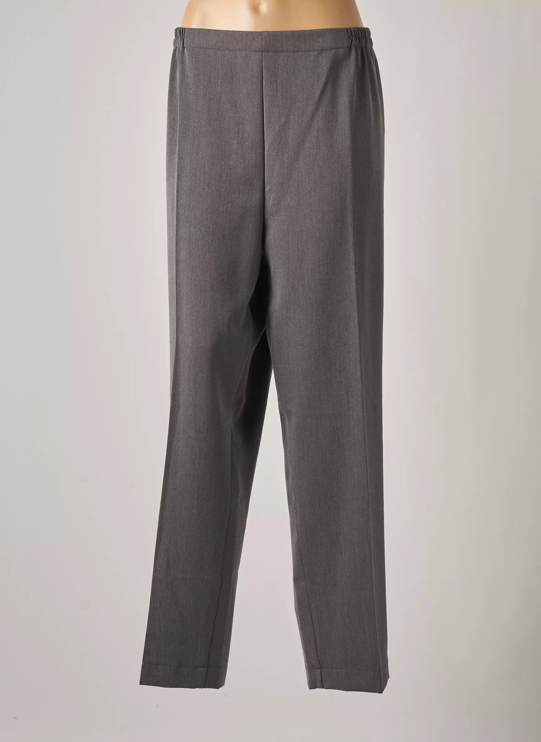 Gevana Pantalons Droits Femme couleur gris
