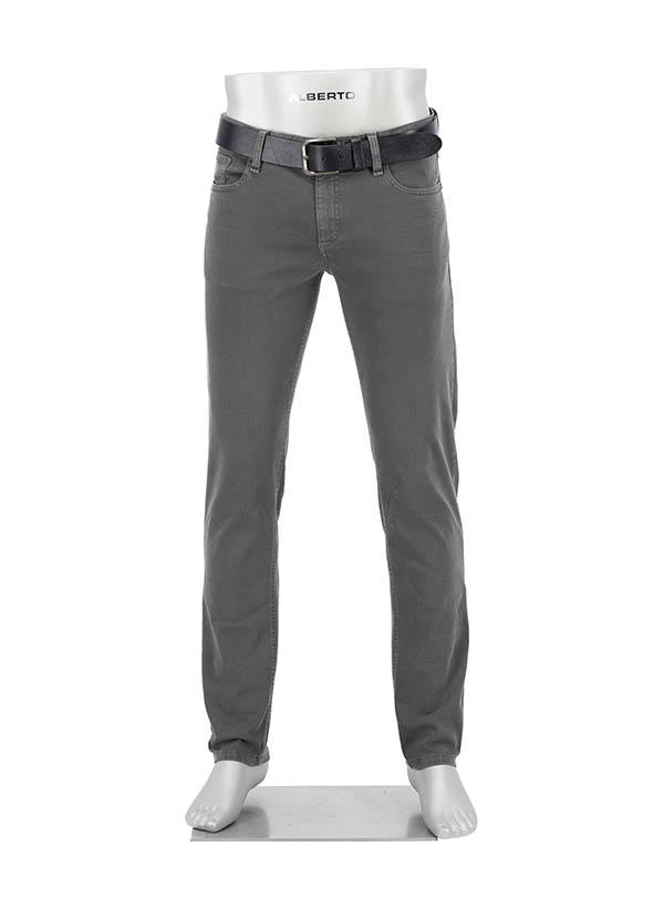 Alberto, Jeans Pipe, Regular Fit, Baumwolle T400®, grau