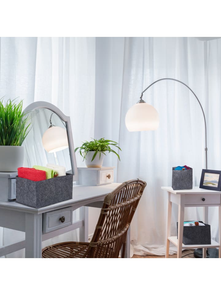 relaxdays 3-tlg. Aufbewahrungskorb in Grau günstig kaufen onesize