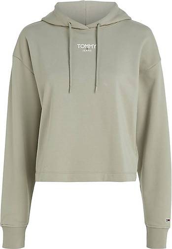 TOMMY-JEANS Damen Hoodie TJW ESSENTIAL LOGO HOODIE Relaxed Fit