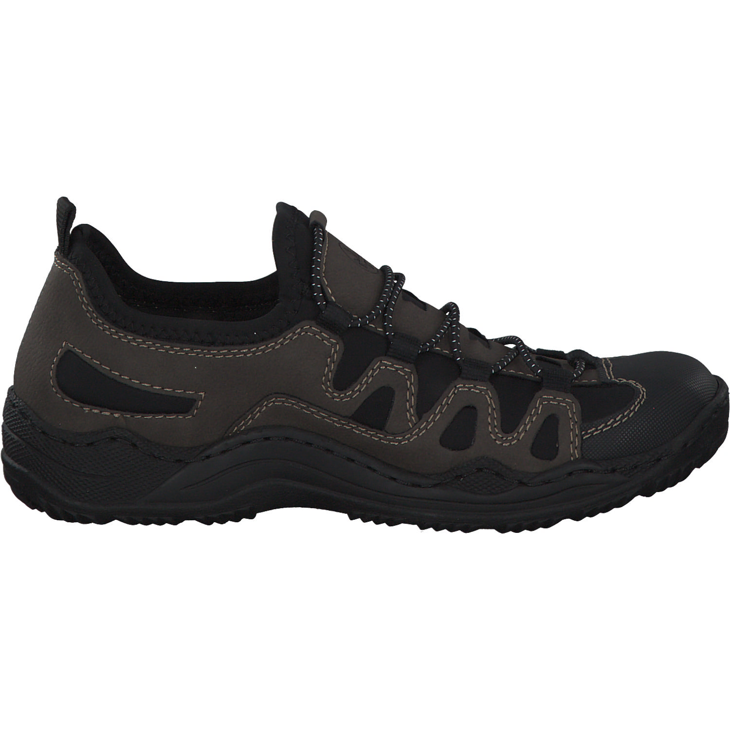Rieker L0502, Sneakers Low, Damen, Schwarz