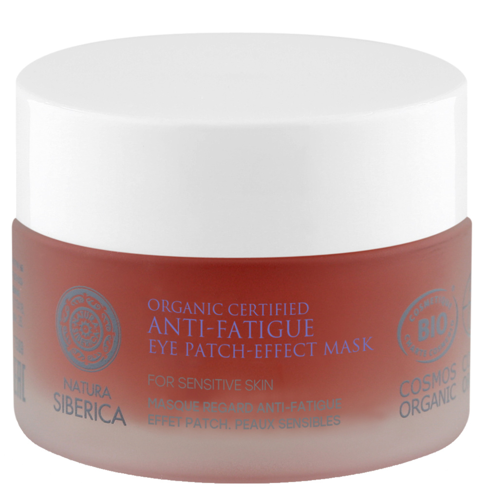 Natura Sibérica Masque Anti-Fatigue Effet Patch Peau Sensible Soin Contour des Yeux