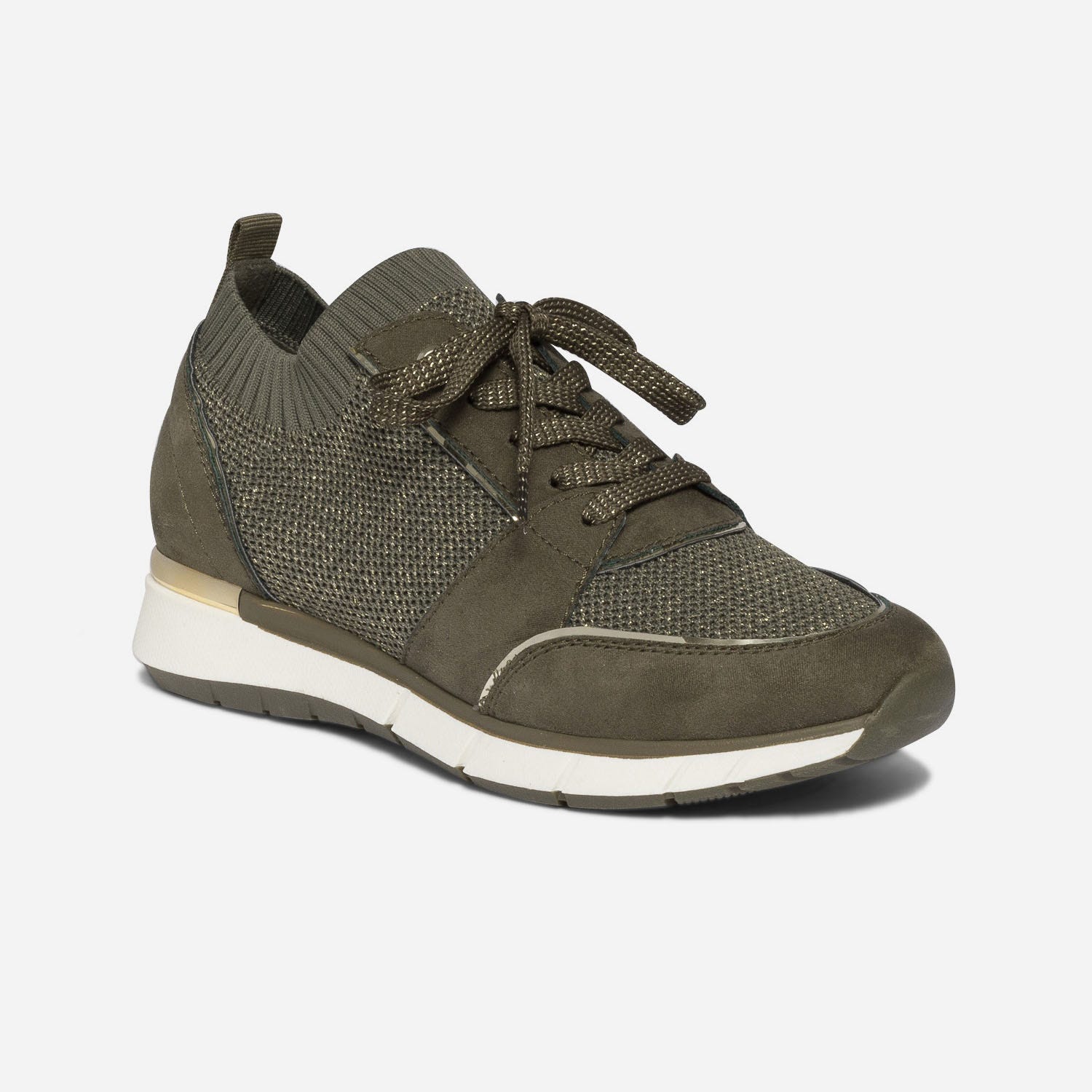 Tennis kaki tricotée