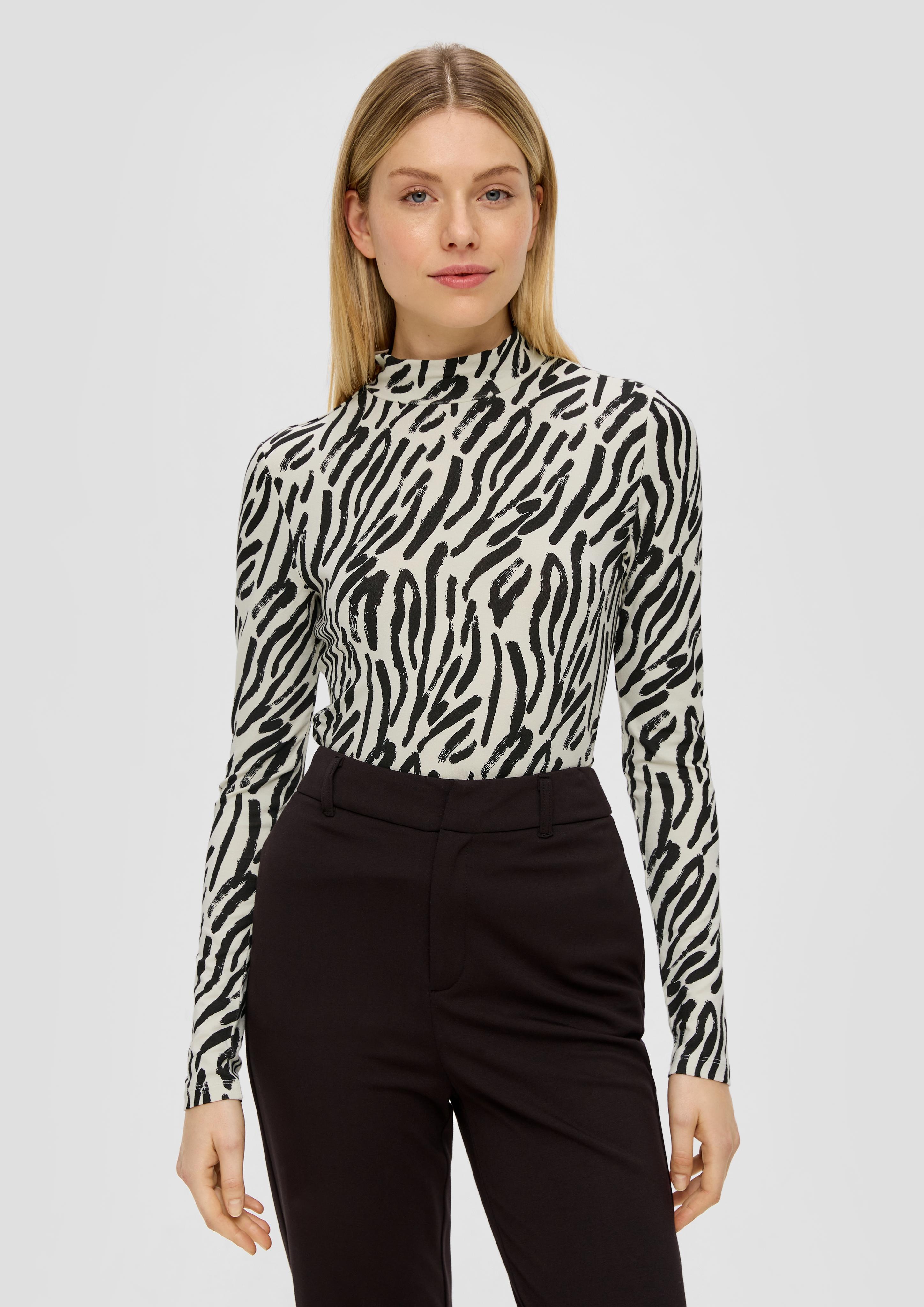 Longsleeve aus Viskosestretch  2139816-82A4