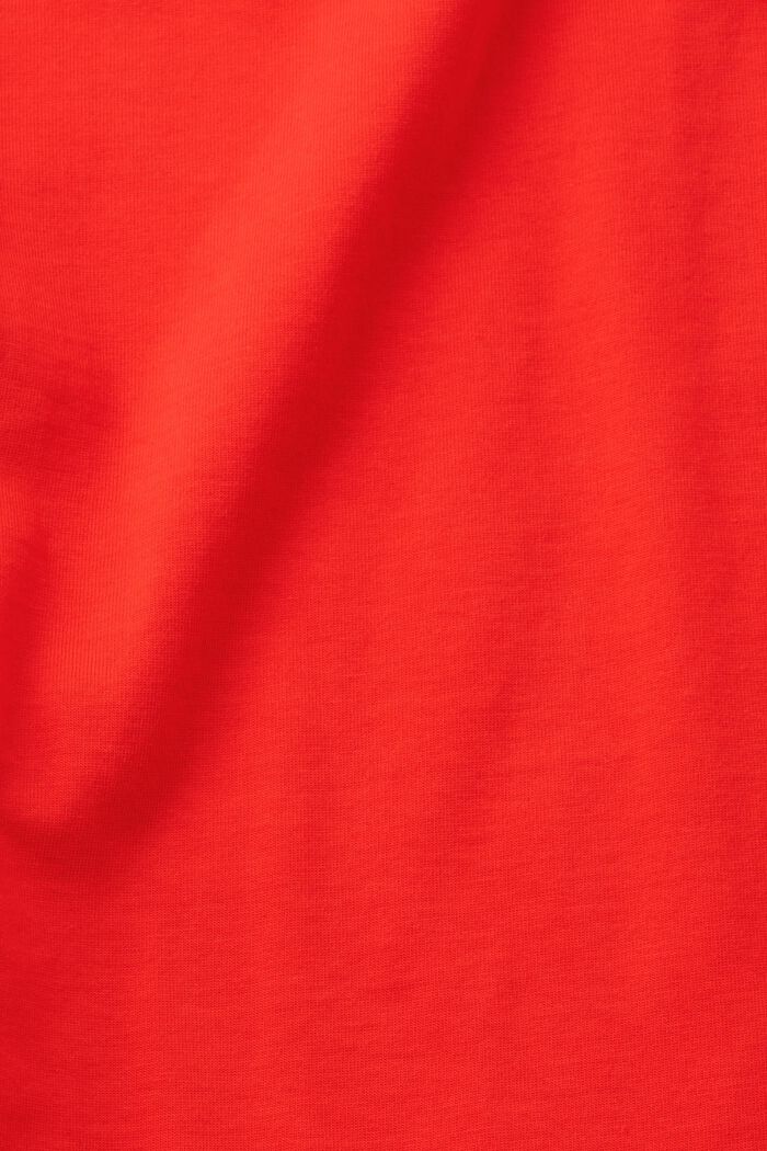Baumwoll-T-Shirt mit herzförmigem Logo
