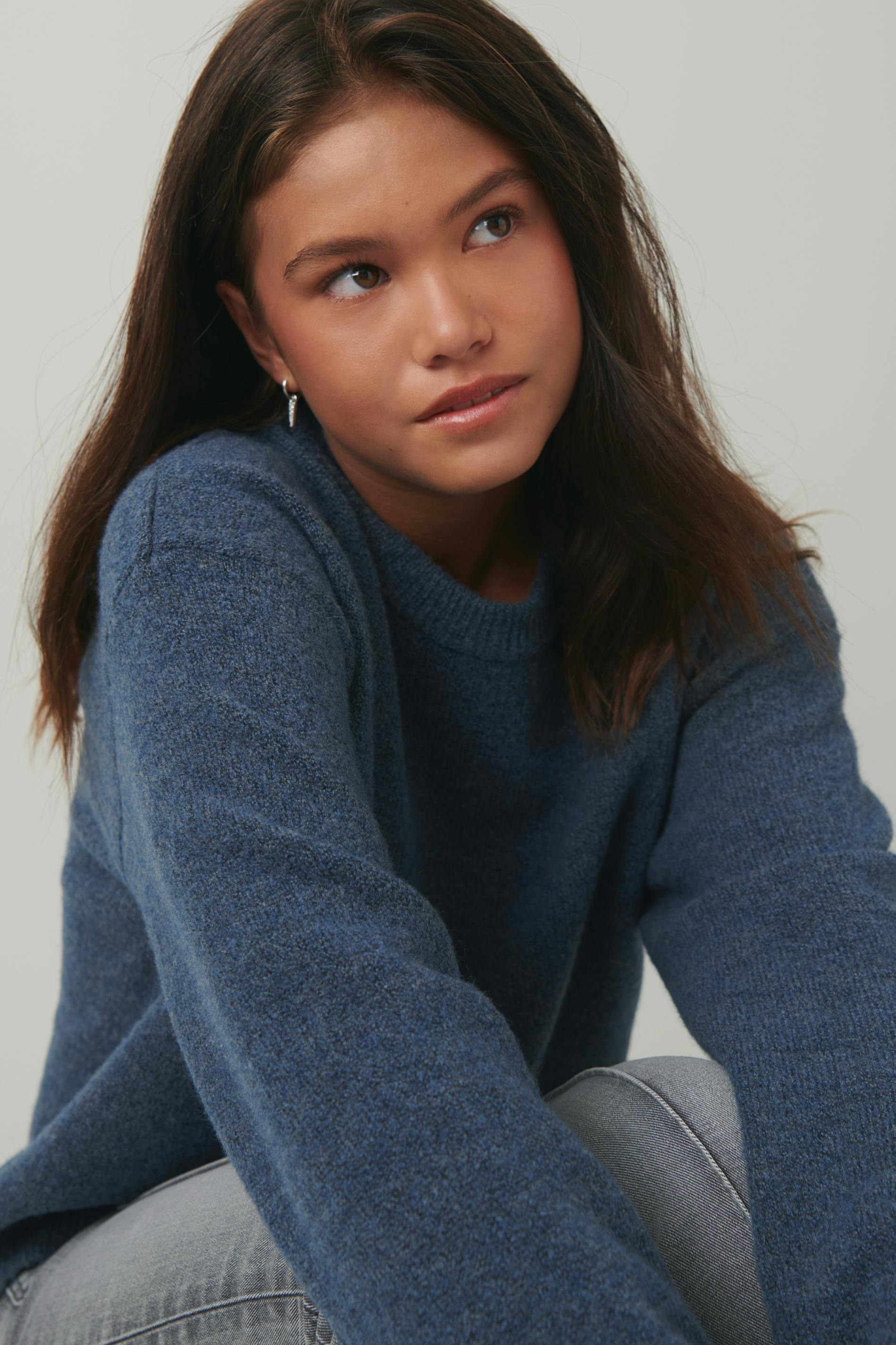 Y knitted sweater