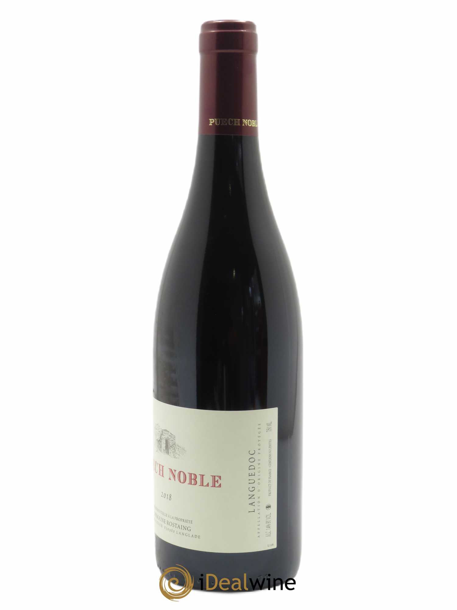 Coteaux du Languedoc Puech Noble René Rostaing  2018 - Lot de 1 Bouteille