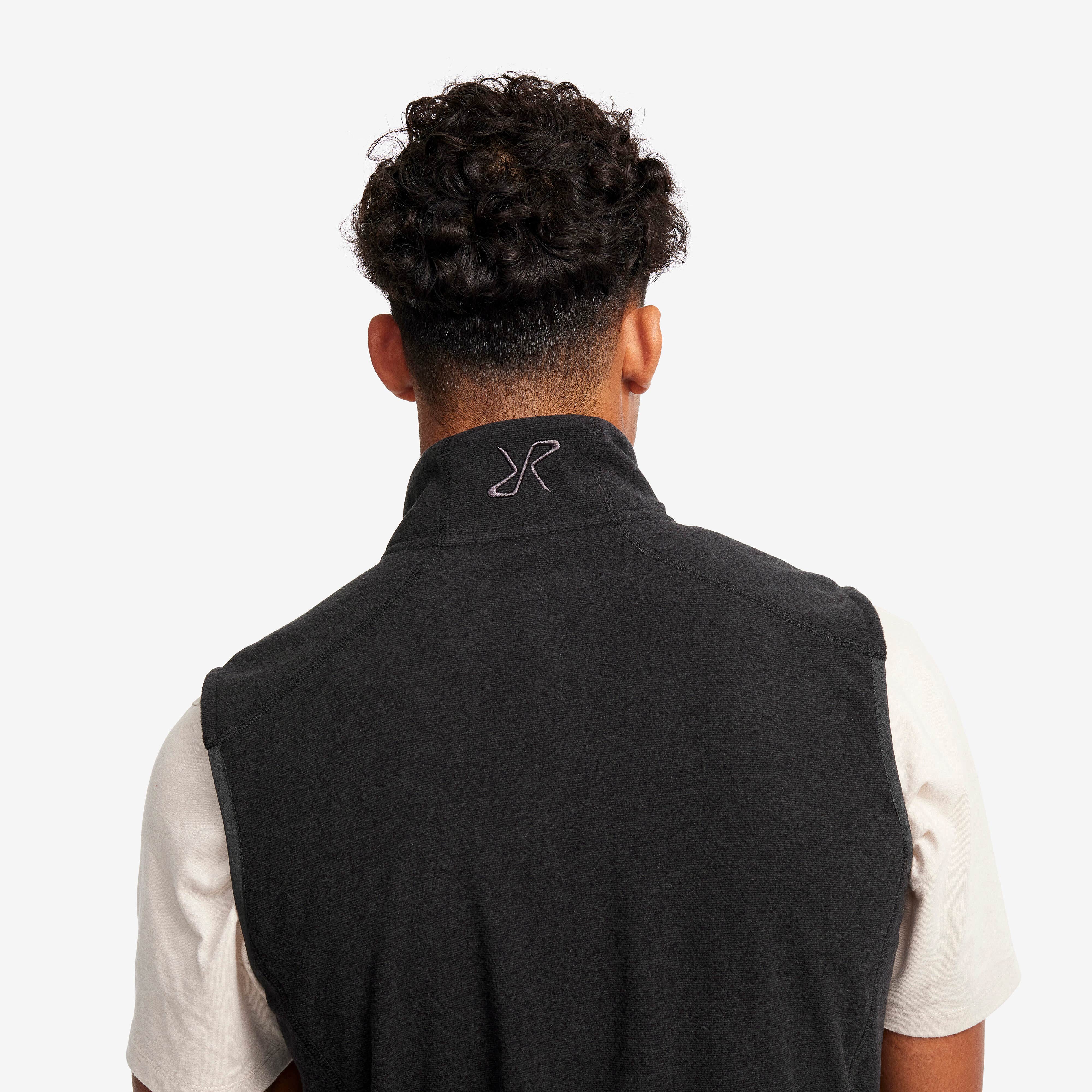 Essential Fleece Vest Homme Black