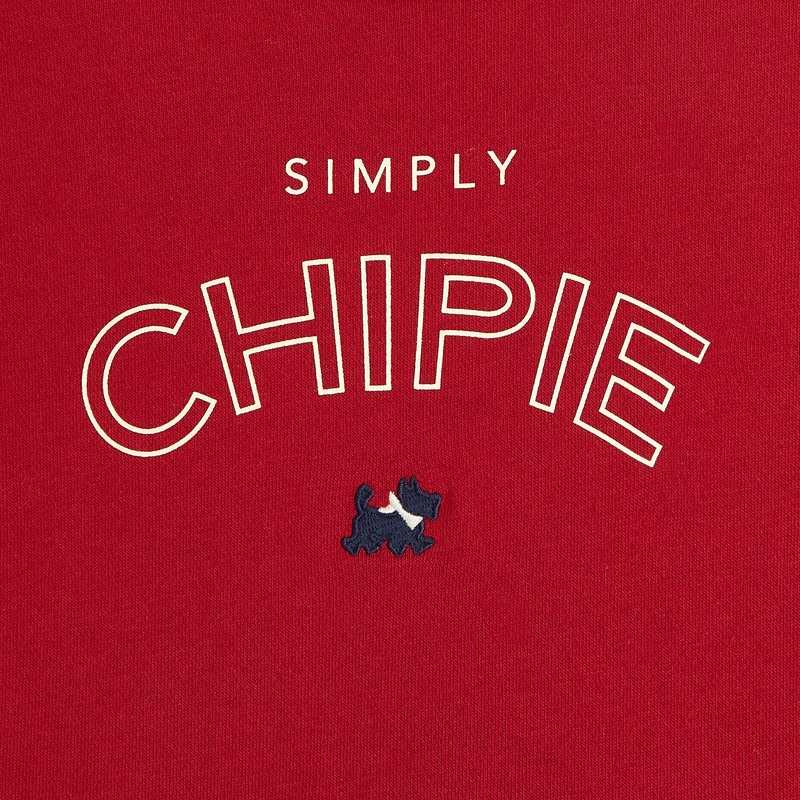 Robe bimatière Chipie rouge fille
