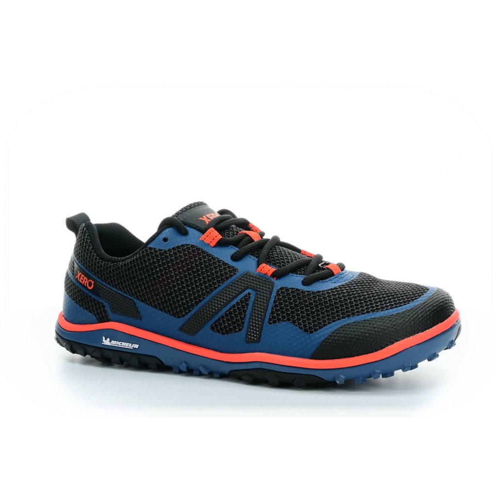 Xero Shoes Scrambler Low Legion Blue/Orange M Barfuß-Wanderschuhe