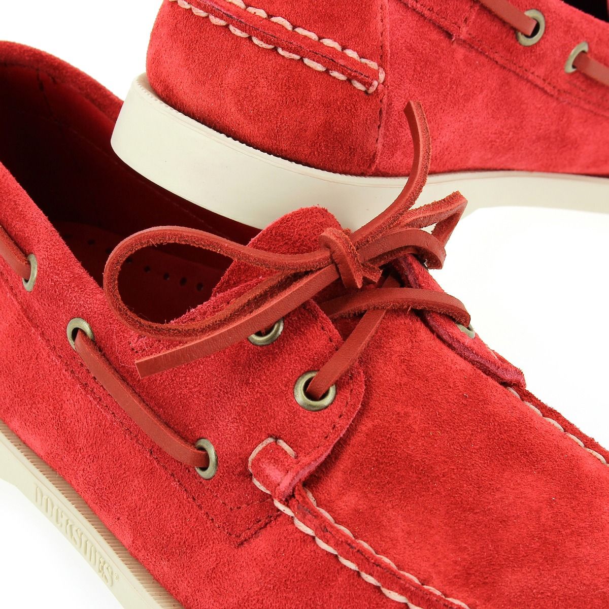 Sebago  DOCKSIDE PORTLAND SUEDE - Rouge