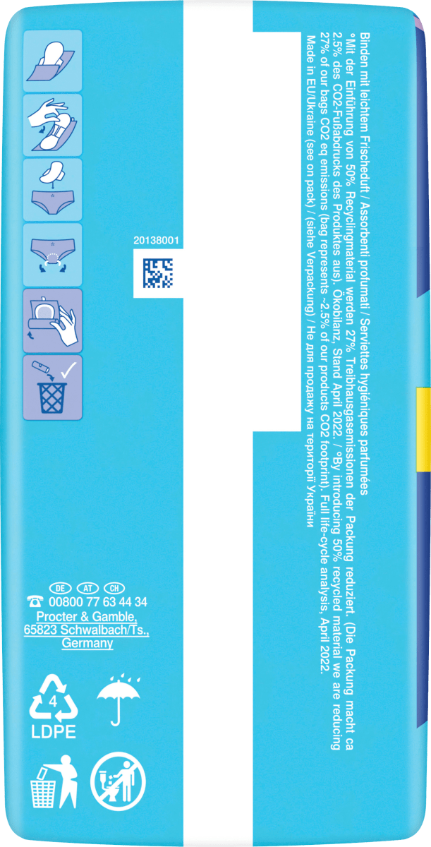 Ultra-Binden Long mit Flügeln BigPack, 22 St