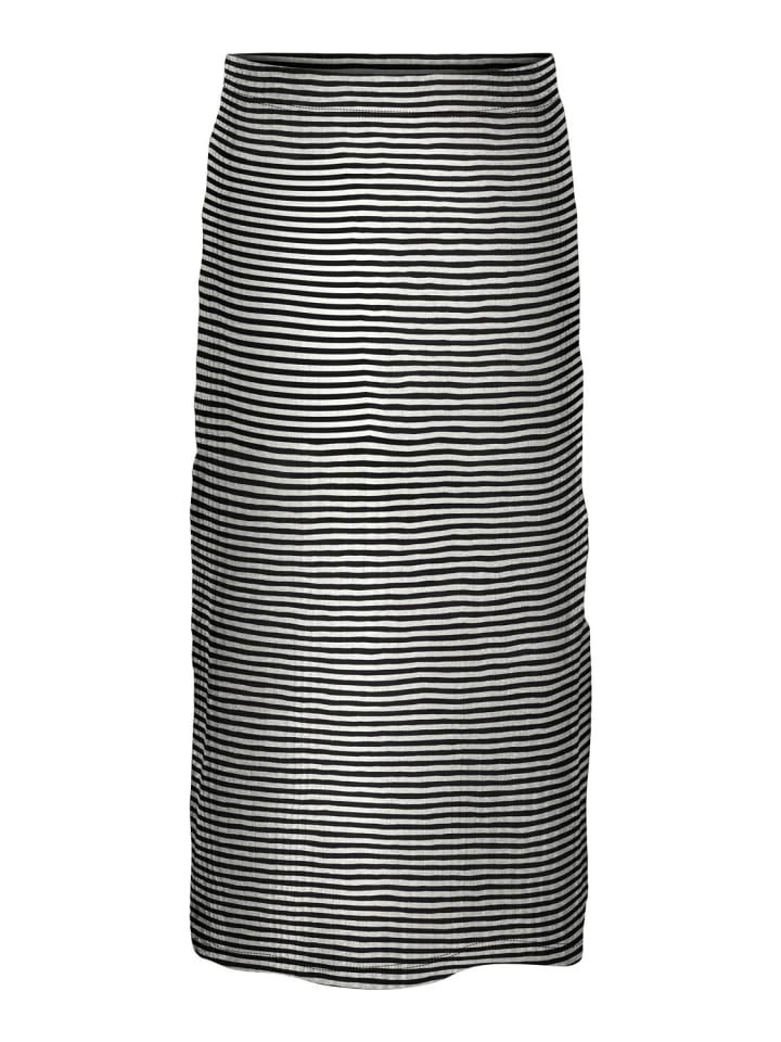 KIDS ONLY Maxirock KOGNELLA LONG SIDE SLIT SKIRT in black w white günstig kaufen