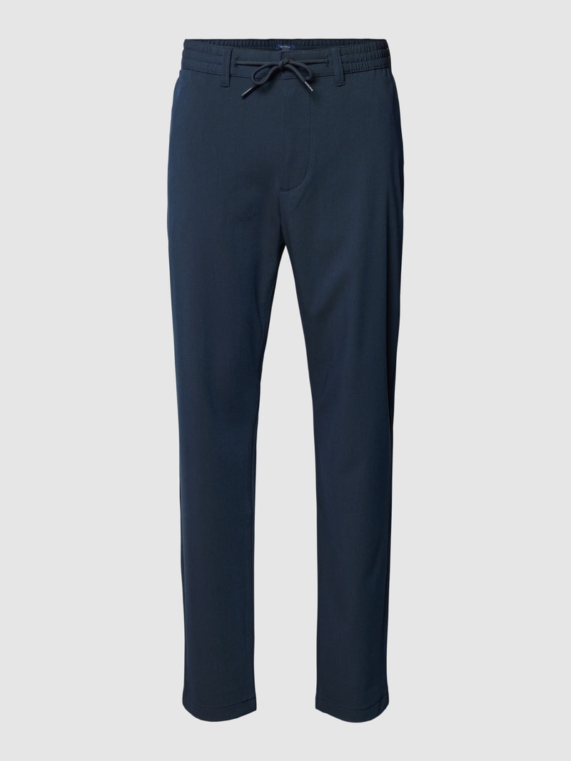 Stoffhose mit Tunnelzug in blau