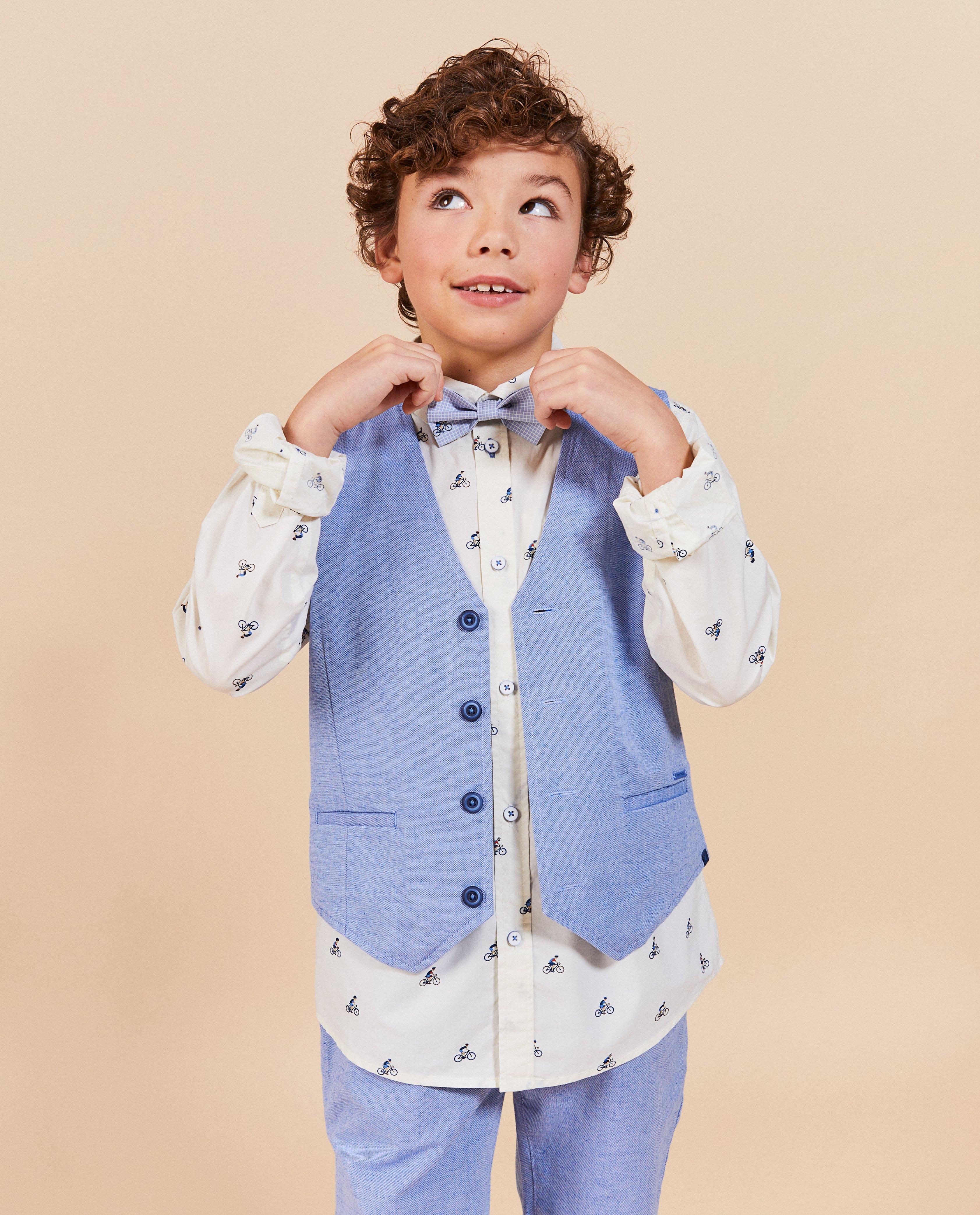 Vestă de costum Kidz Nation Blue, albastru deschis pentru petrecere