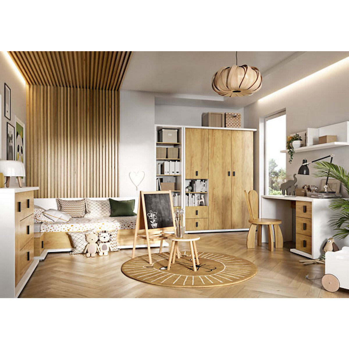 Jugendzimmer-Set Simi 7-teilig inkl. Matratze