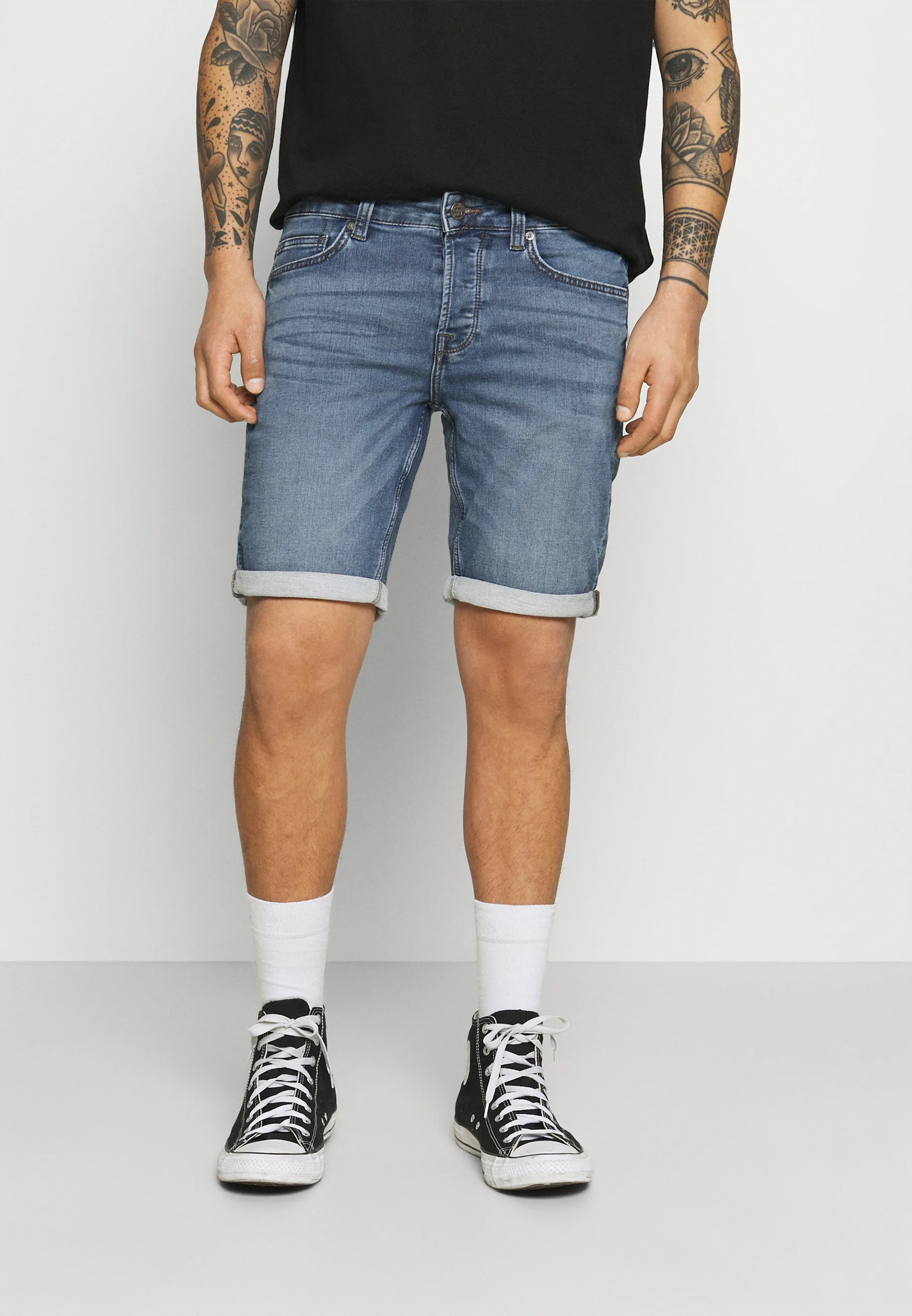 Only & Sons ONSPLY LIFE - Pantalones cortos vaqueros