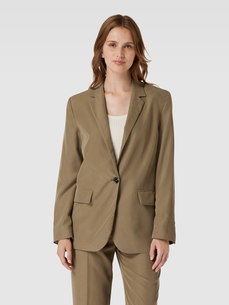 Blazer mit Reverskragen Modell 'MARINA' in khaki