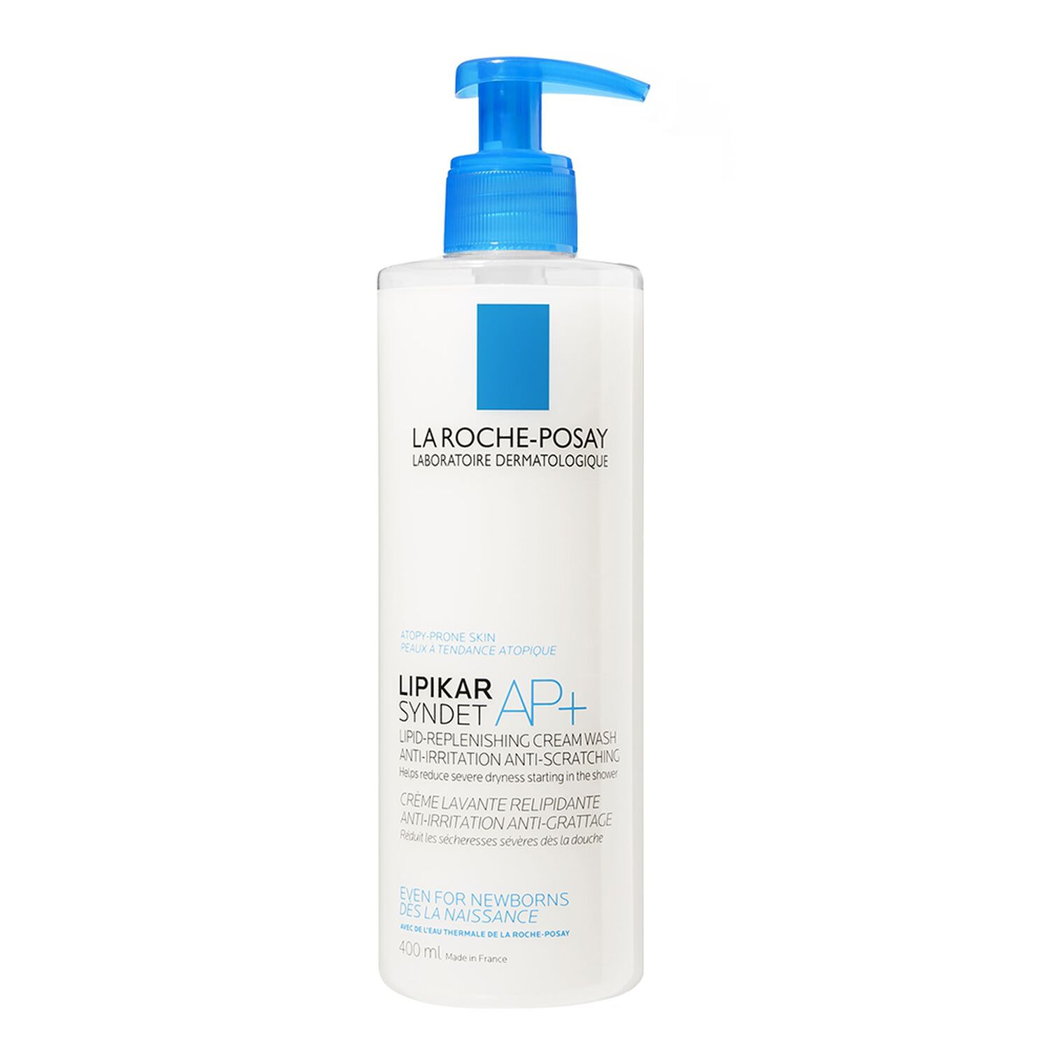 la roche-posay Lipikar Syndet AP+ Crème Lavante Relipidante, Anti-Irritations