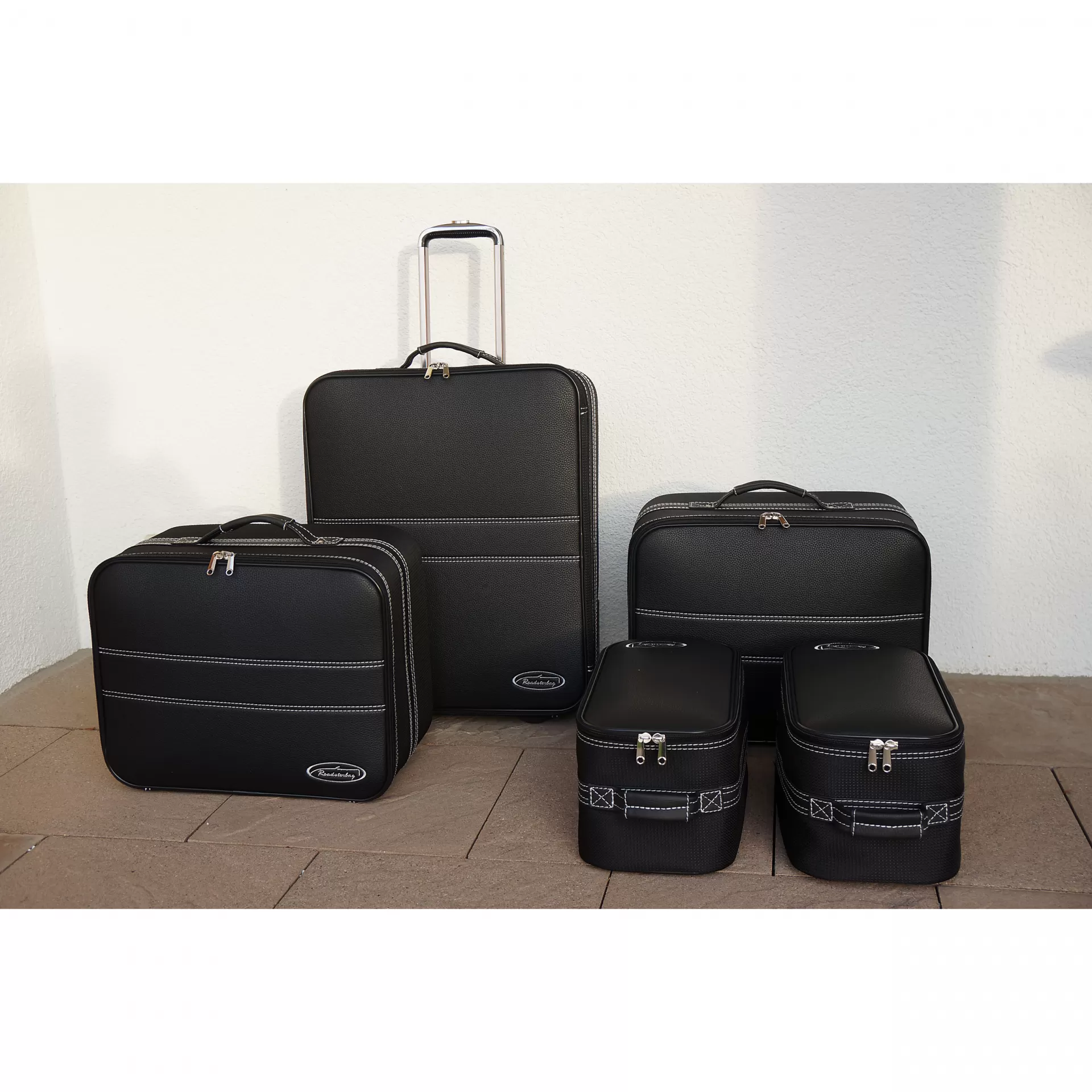 Roadsterbag 5-tlg. Kofferset mit 2 Rollen Mercedes E-Klasse Cabrio (A207) 155 Liter