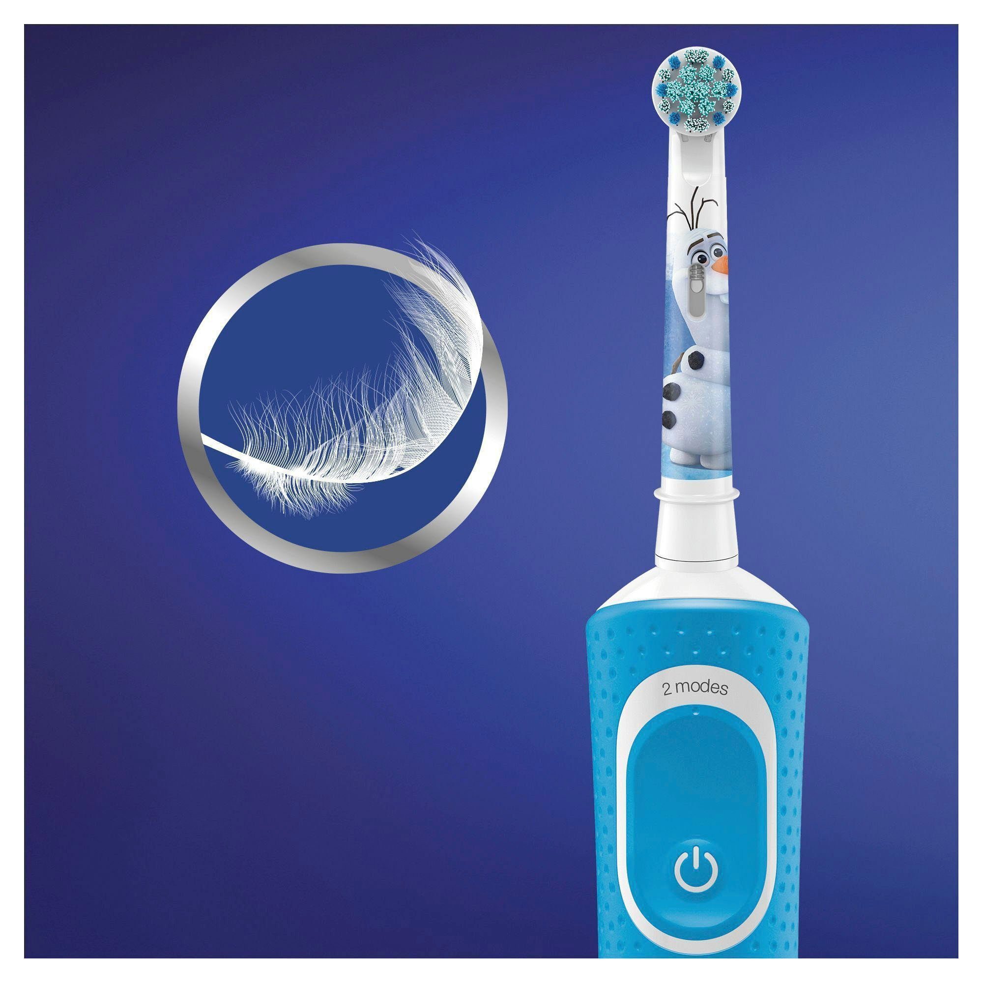 Oral-B Aufsteckbürsten Kids Frozen, extra weiche Borsten, ab 3 Jahren, Design kann variieren, 8 Stück
