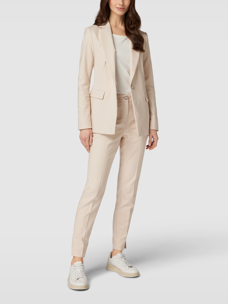 Blazer mit Knopfverschluss in sand
