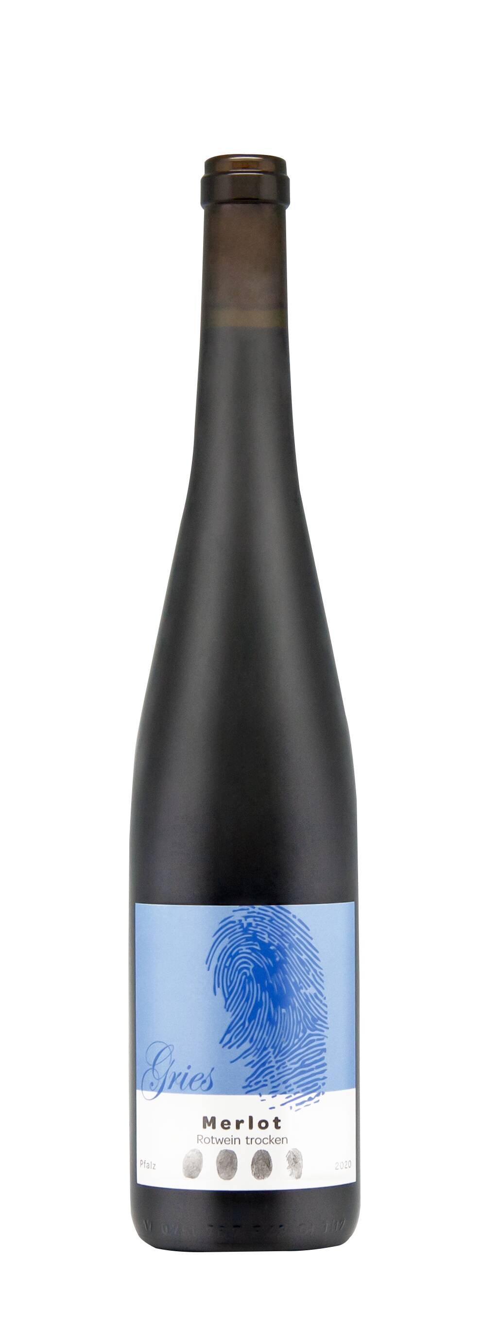 Weingut Gries Merlot Rotwein trocken Individualist 2021
