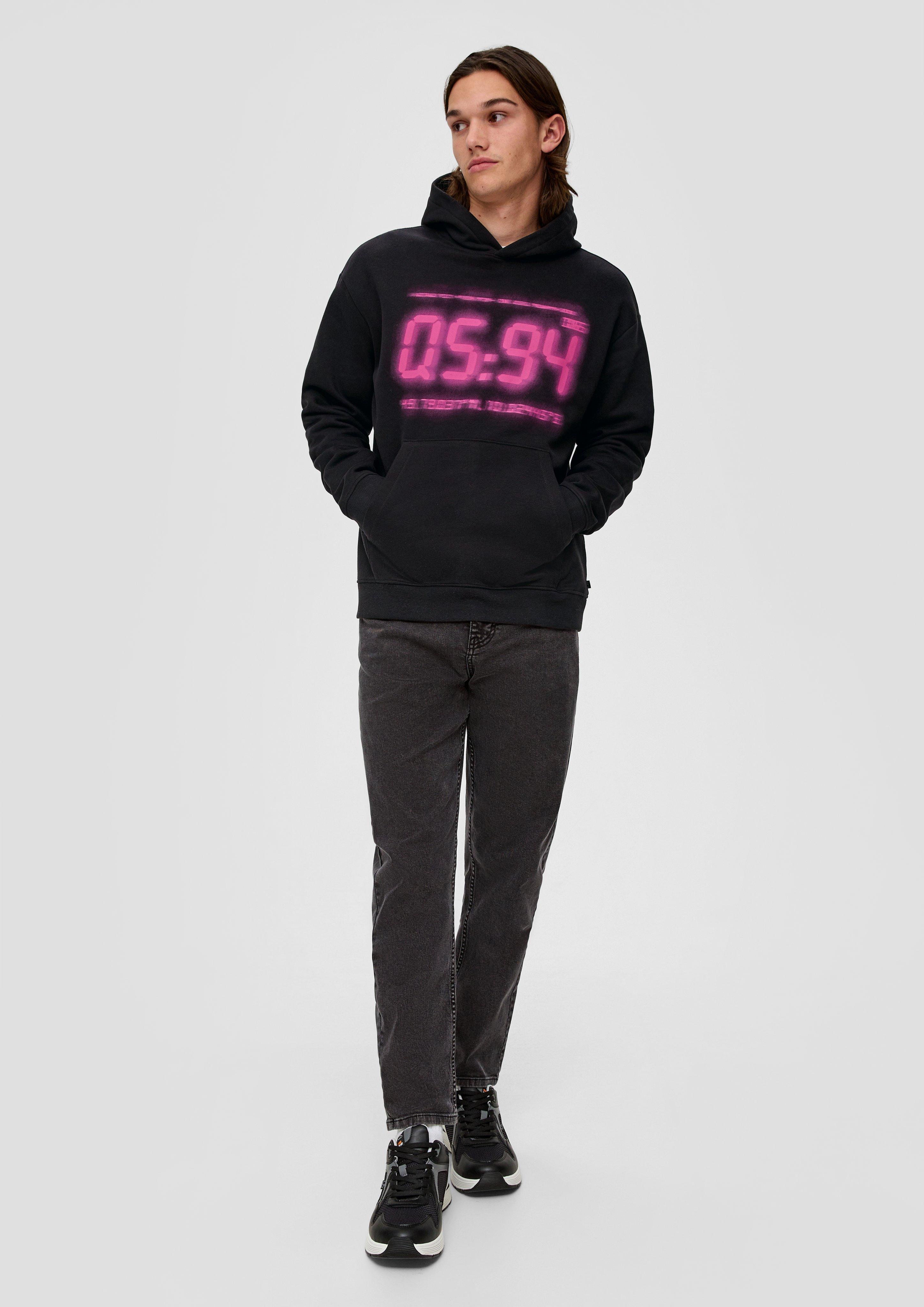 Kapuzensweatshirt mit Frontprint  2138965-99D0