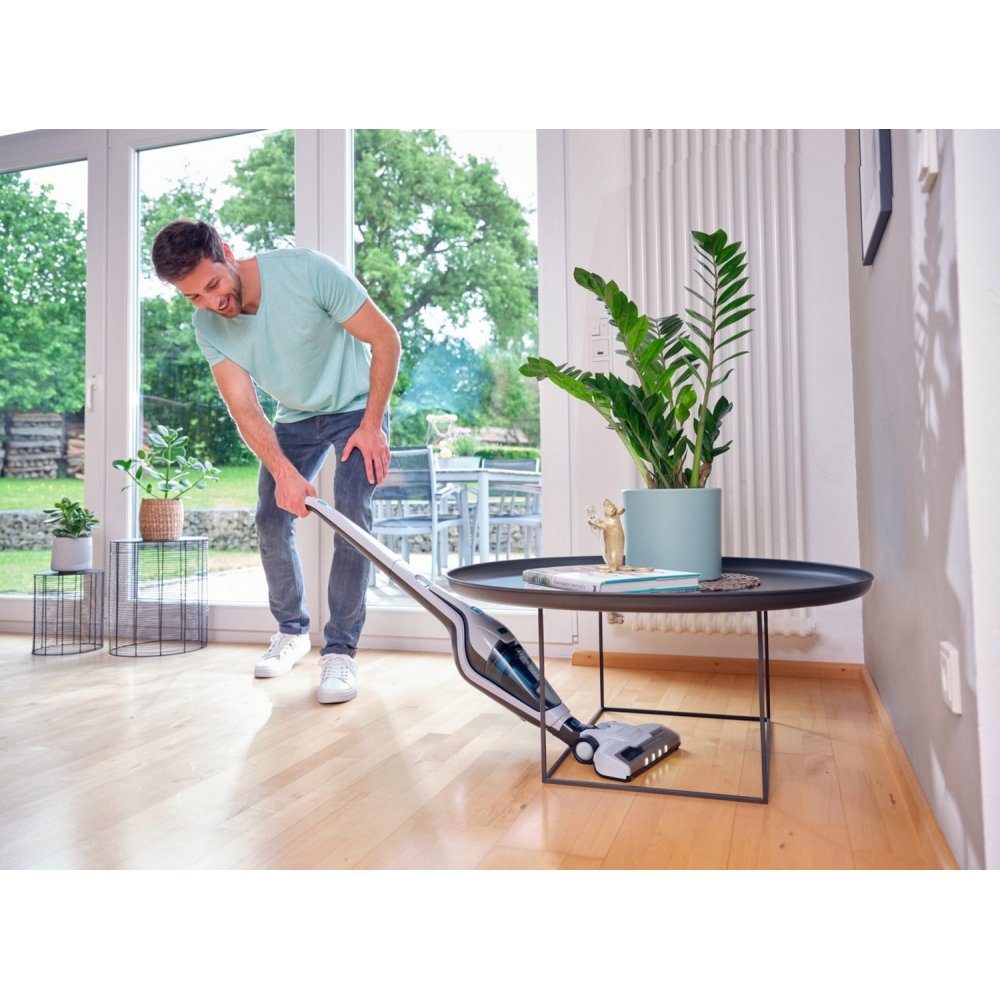 Leifheit Akku-Stielstaubsauger RotaroPowerVac 2 in 1 - Akku-Stielstaubsauger - weiß