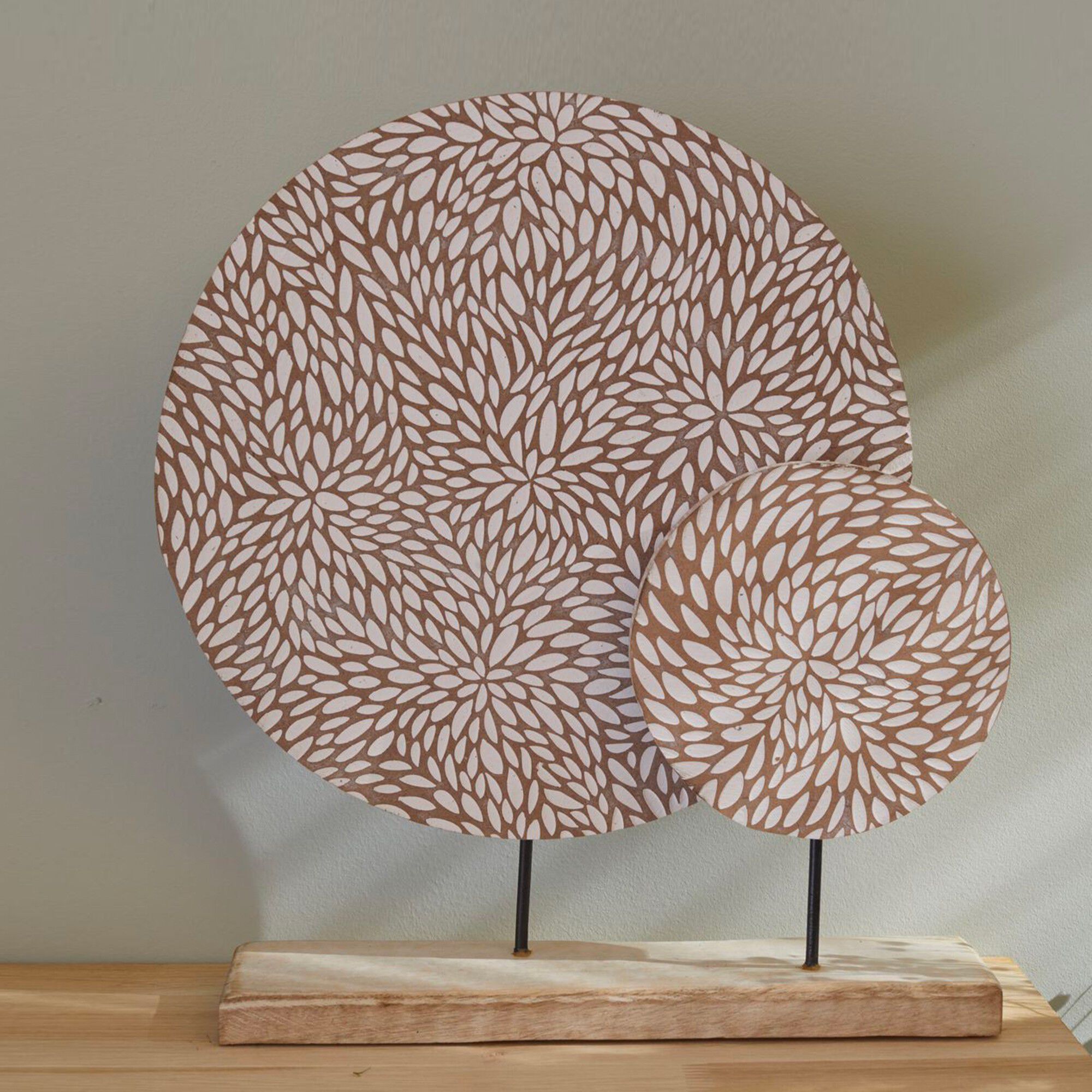 Déco à poser en bois de manguier