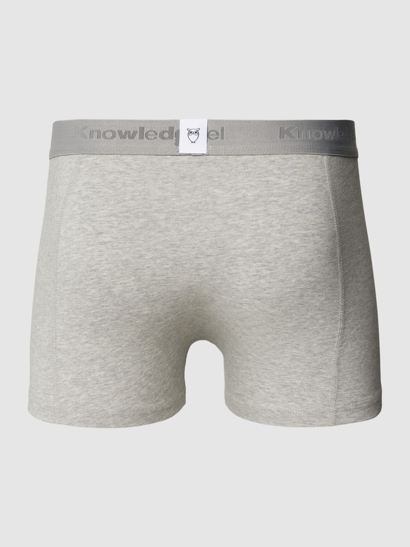 Trunks mit elastischem Label-Bund im 3er-Pack in olivgrün