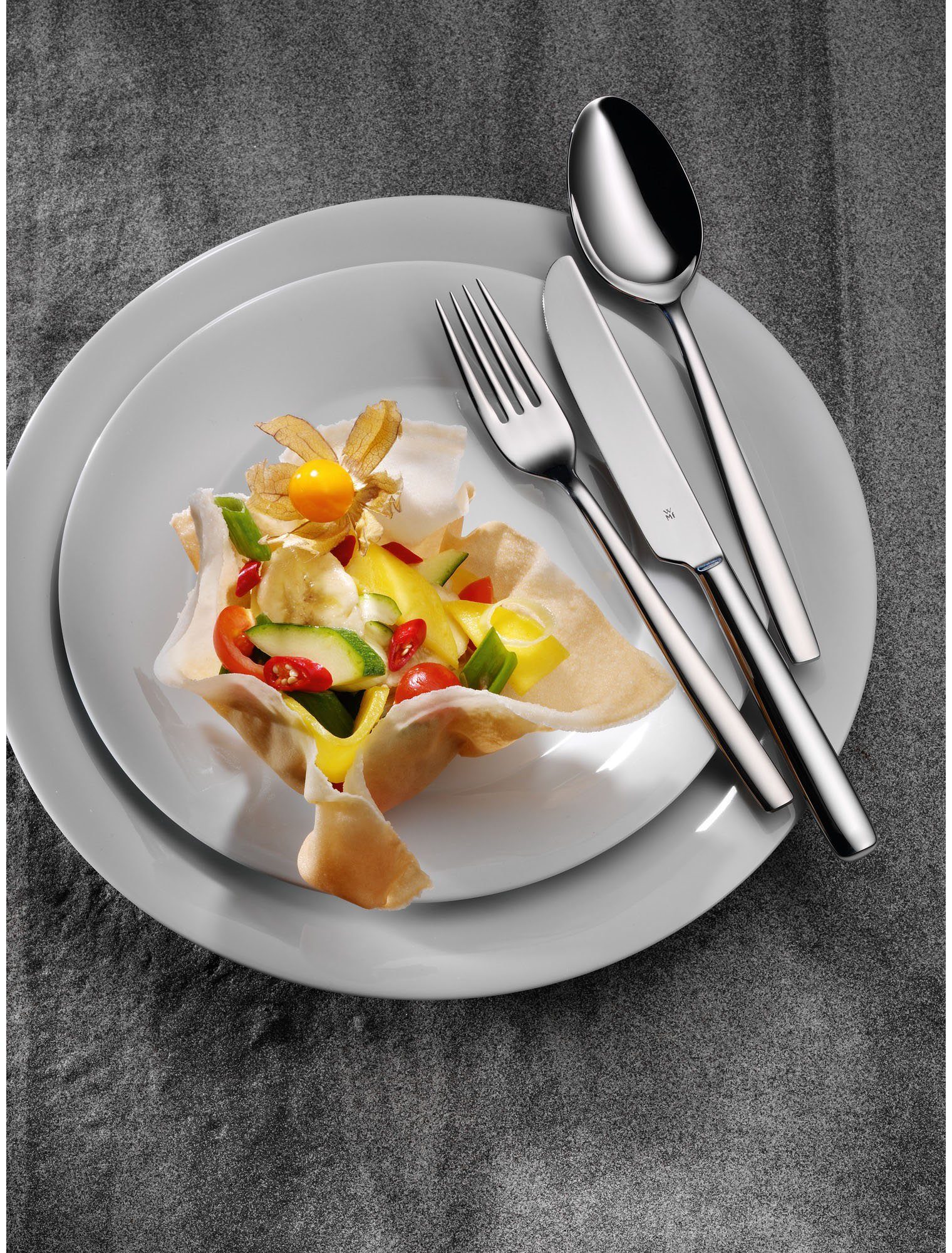 WMF Besteck-Set Palma, 60 Teile, Cromargan Edelstahl 18/10 poliert