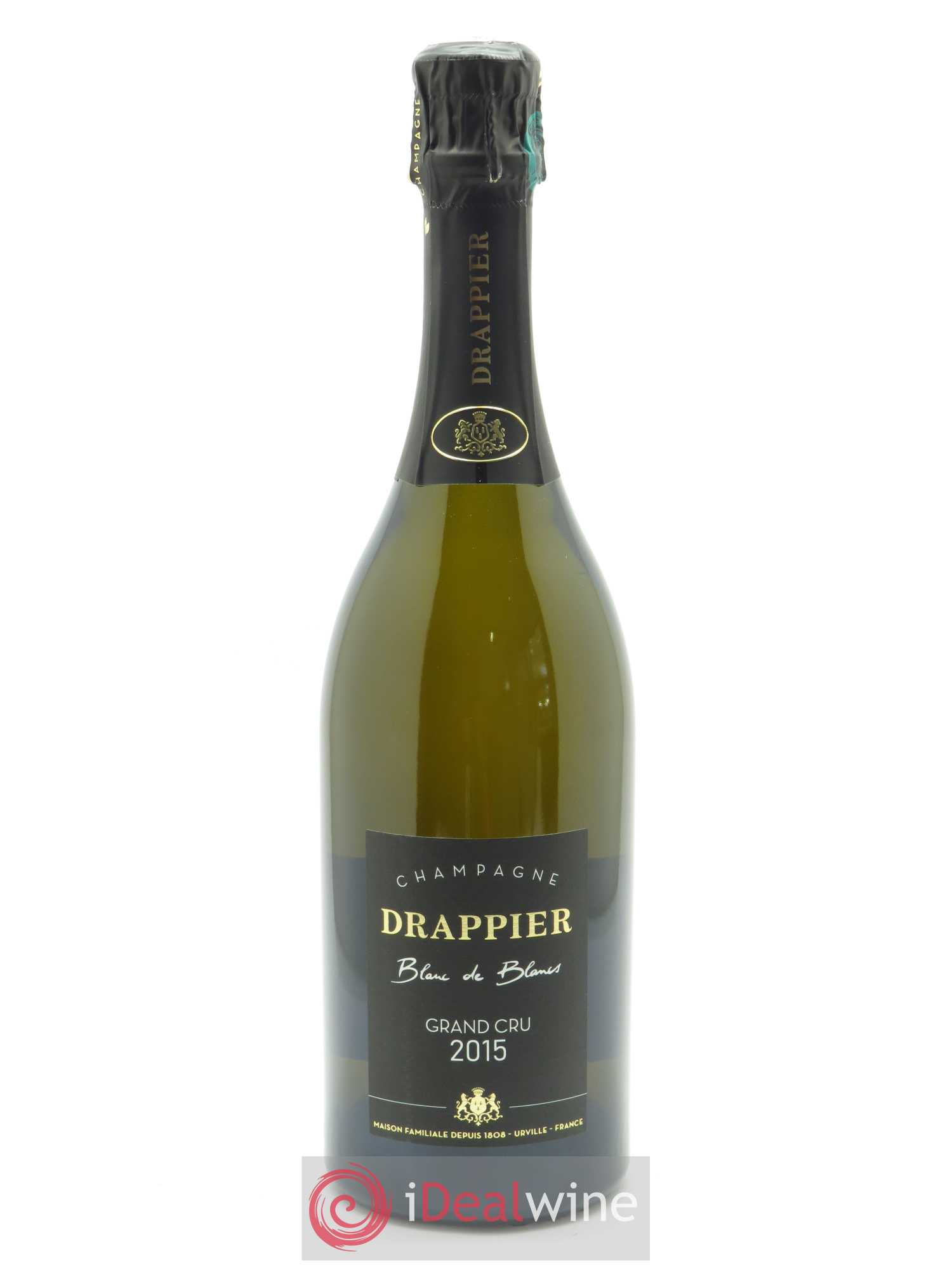 Blanc de Blancs Grand Cru Brut Drappier  2015 - Lot de 1 Bouteille