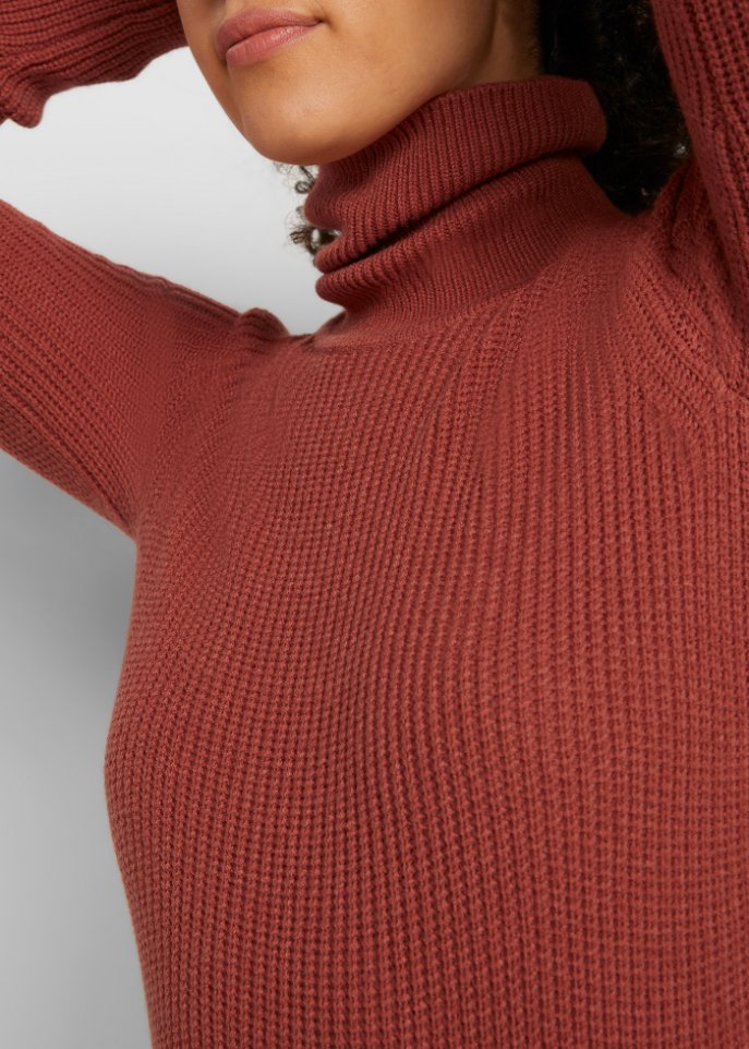 Rollkragenpullover, eng anliegend